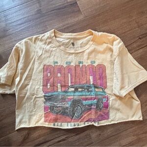Altar’d State  Ford Bronco cropped tee. Size M